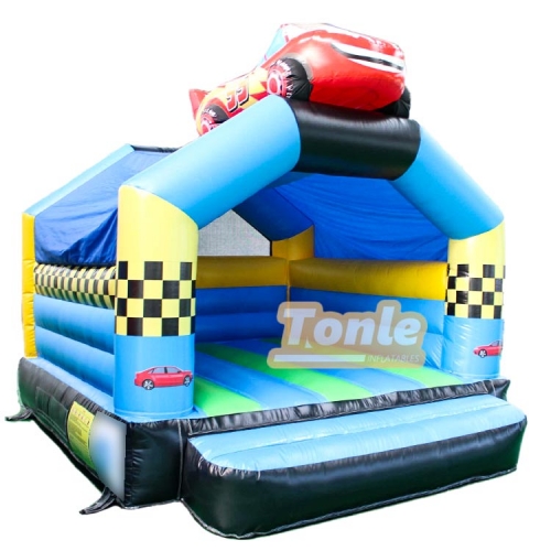 Sports car kart theme bouncy castle inflatable bounce house