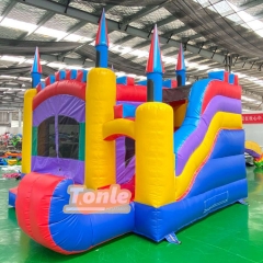 Classic inflatable bounce house, bouncy castle slide combo