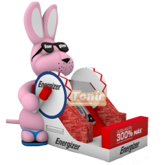 Inflatable energizer bunny cartoon inflatable rabbit slide