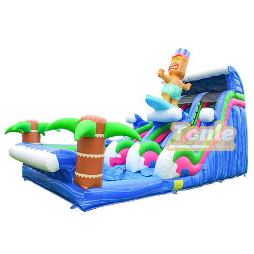 marble inflatable water slide