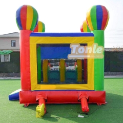 hot air balloon bounce house w/ water slide