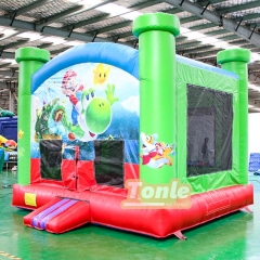 Super Mario themed inflatable bounce house jumping castle