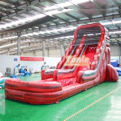 double tube water slide