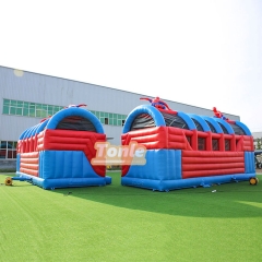 Inflatable Big Red Ball Obstacle Challenge Game
