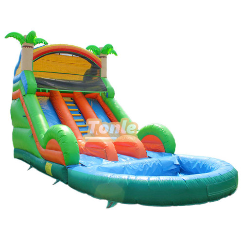 marble inflatable water slide