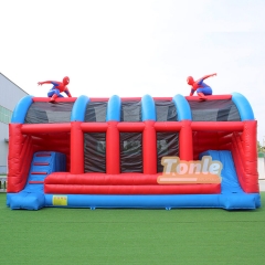 Inflatable Big Red Ball Obstacle Challenge Game