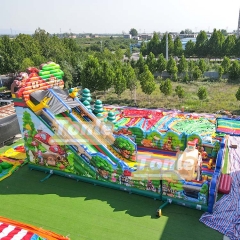 spaceship inflatable slide