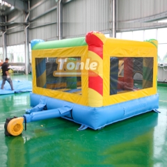 Factory wholesale animal themed small children's bouncy castle combo