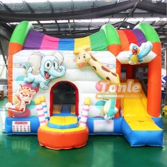 bouncy house w/ water slide