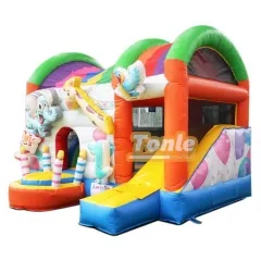 bouncy house w/ water slide