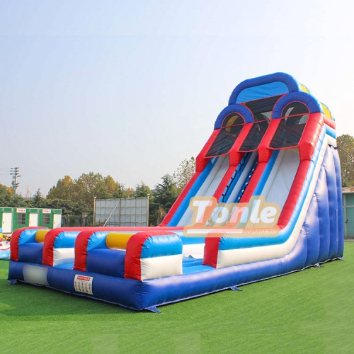China factory manufactures 23FT large inflatable dry slide