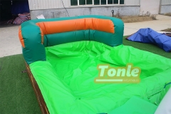 hot air balloon bounce house w/ water slide