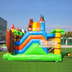 Pirate ship theme bouncy castle slide combo