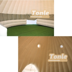 custom inflatable toilet tent