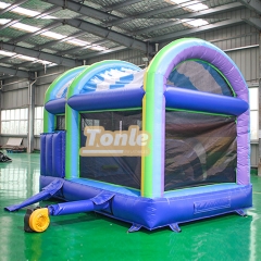13ft unicorn theme bouncy castle slide combo