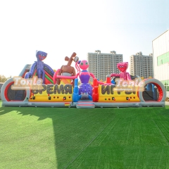 Cartoon Monster Theme Inflatable Playground Amusement Park