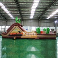 Cactus Western cowboy theme Rush Inflatable Obstacle course