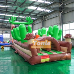 Cactus Western cowboy theme Rush Inflatable Obstacle course