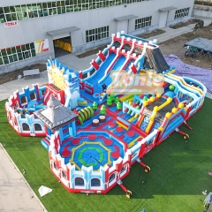 Parque de diversões inflável personalizado de 21 pés pelo fabricante