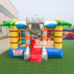 11ft Animal elephant theme mini bouncy castle combo