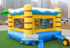 11ft Animal elephant theme mini bouncy castle combo