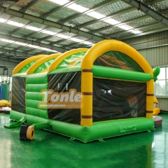 Crocodile Lion Jungle Theme Bouncy Castle