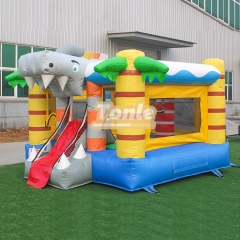 11ft Animal elephant theme mini bouncy castle combo