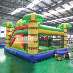 kid's tropical crocodile theme bouncy castle combo
