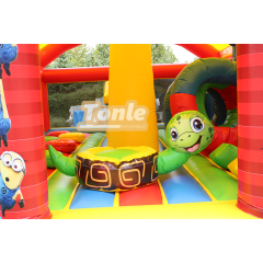 Customized theme kid's small inflatable playground