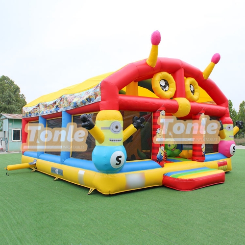 Customized theme kid's small inflatable playground