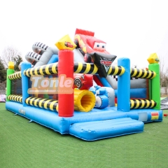 Cars Lightning McQueen themed kids inflatable small park