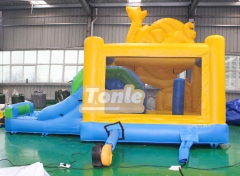 Custom commercial inflatable water slide combo cocomelon theme