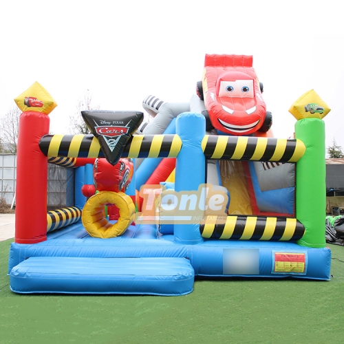 Cars Lightning McQueen themed kids inflatable small park