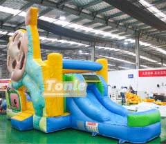 Custom commercial inflatable water slide combo cocomelon theme