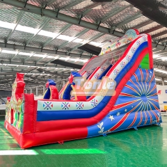 Factory Custom Clown Circus Theme Inflatable Slide