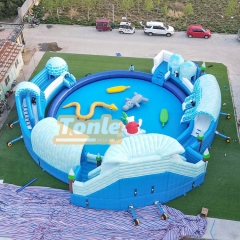 pirate ship mobile water pool park