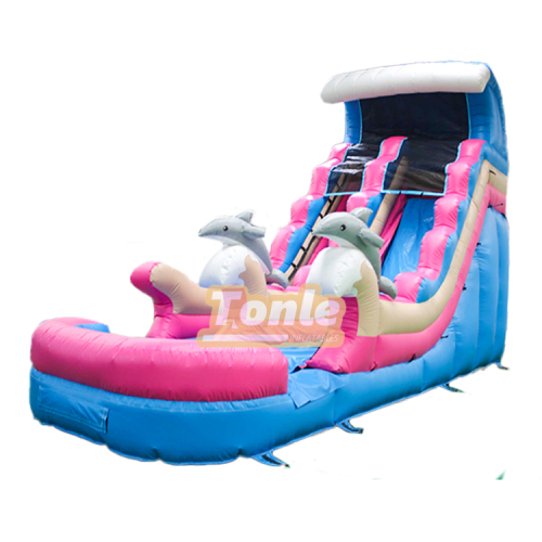 marble inflatable water slide