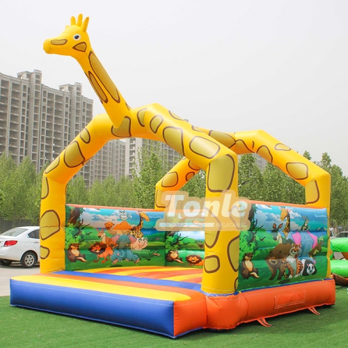 commercial grade Giraffe jumping castle bouncy castle for sale