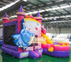 bouncy house w/ water slide