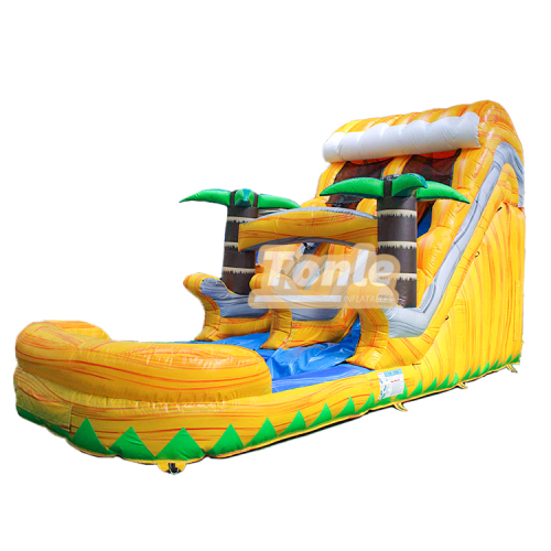 marble inflatable water slide