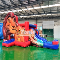 Lion King Inflatable Bouncing Water Slide Combo