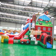 Farm Jump and water slide