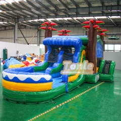 bouncy house w/ water slide