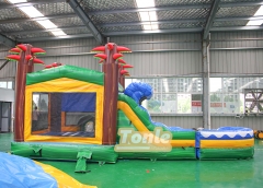 bouncy house w/ water slide