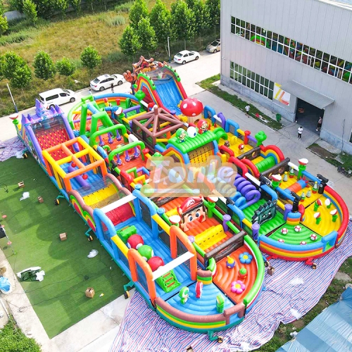 Mario large Inflatable Obstacle Course