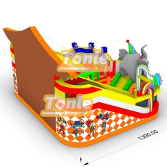 Circus bouncy castle inflatable small playground