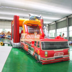 bouncy house w/ water slide