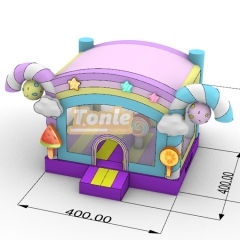 Candy Theme Inflatable Bounce House Inflatable Jumper