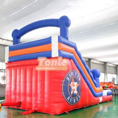 Astros theme commercial inflatable water slide