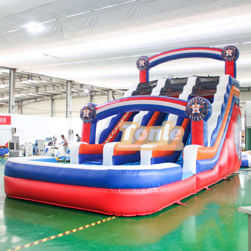 marble inflatable water slide